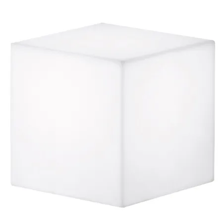 Luminaire BLOCK IP55 E27 33W 43x43cm Blanc - Pas cher