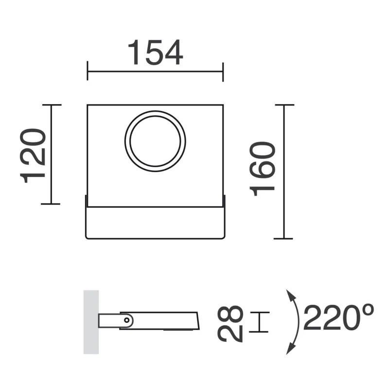 projecteur-lisboa-ip66-led-12w-1800lm-3000k-noir