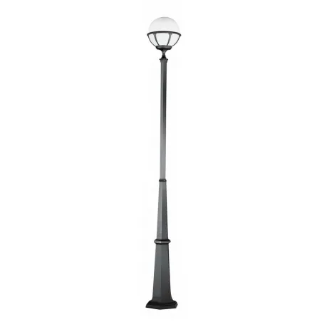 Colonne ROUND 1cab IP44 E27 anthracite - Pas cher