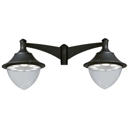 Tête  2L. GUNTHER Ø48 IP65 GX53 Noir - Pas cher