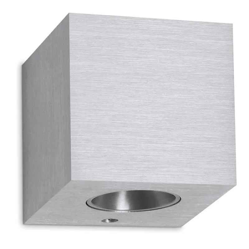 Plafond BRICK  PoWerLed 1x3W Aluminium brossé - Pas cher
