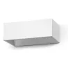 Plafond RETT IP20 LED 8W 900lm 3000K Blanc - Pas cher