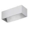 Plafond RETT IP20 LED 8W 900lm 3000K Luminaire brossé - Pas cher