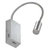 Applique murale liseuse LEIDEN 2USB IP20LED3W240lm3000K NiSat - Pas...