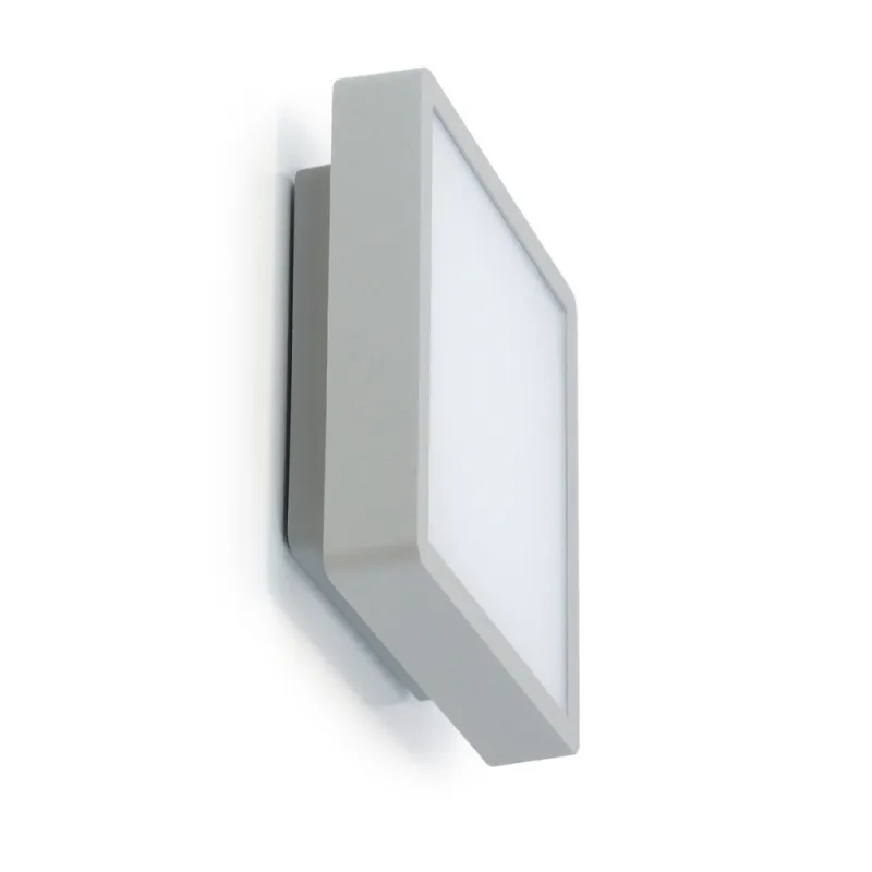 Plafond BLERA carré LED 20W 1107lm 3K Gr. - Pas cher