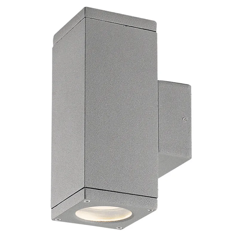 Plafond CUB IP54 GU10 max.2x11W 2em Gr. - Pas cher