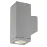 Plafond CUB IP54 GU10 max.2x11W 2em Gr. - Pas cher