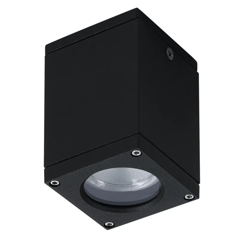 Plafond CUB IP54 GU10 Noir - Pas cher