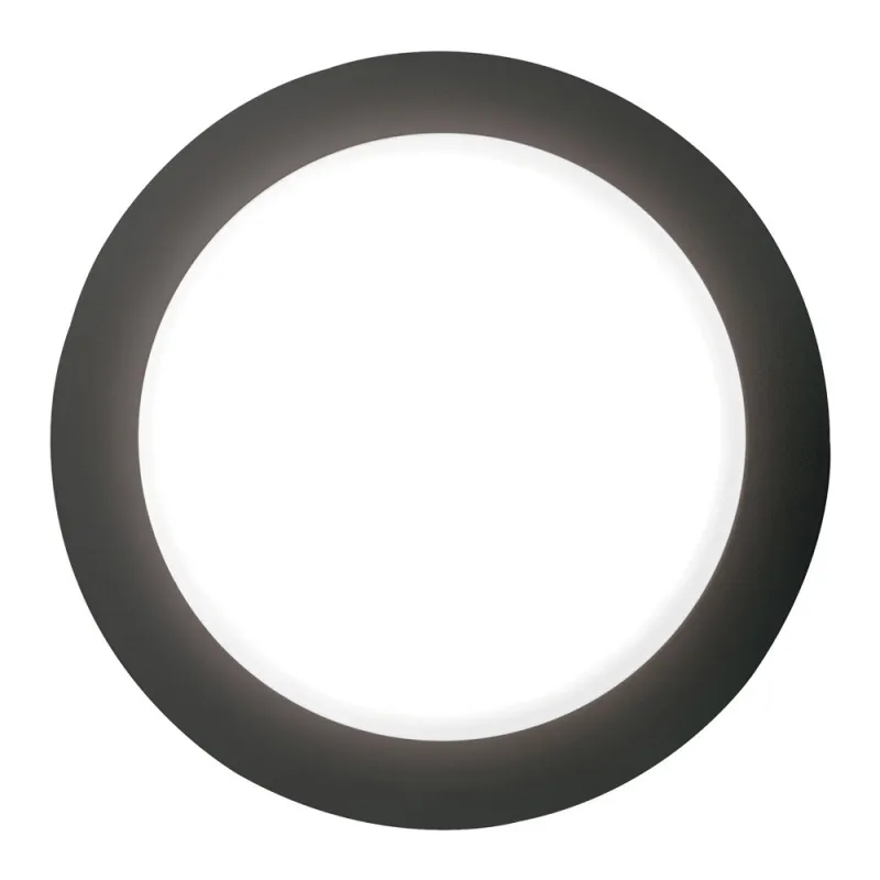Plafond PIRO IP66 GX53 35cm Noir - Pas cher