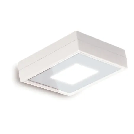 Plafond VIENA SQ IP65 LED 12W 1700lm 3K Blanc - Pas cher