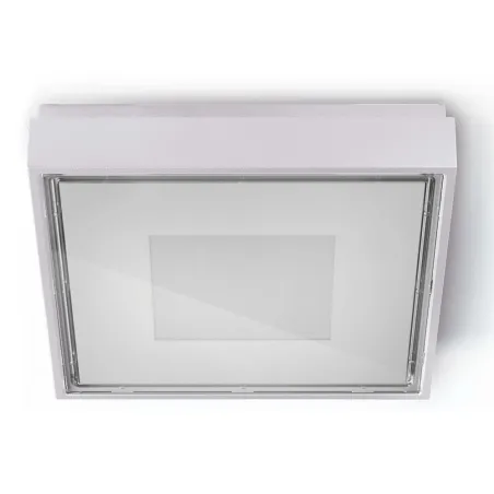 Plafond VIENA SQ IP65 LED 4,3W 400lm 3K Bl - Pas cher