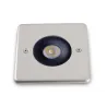 Encastré ICAZA IP67 LED 4,3W 400lm 3K Acier inoxydable carré - Pas ...