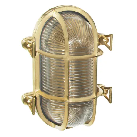 Apl. OTTONE IP54 E27 oval laiton - Pas cher