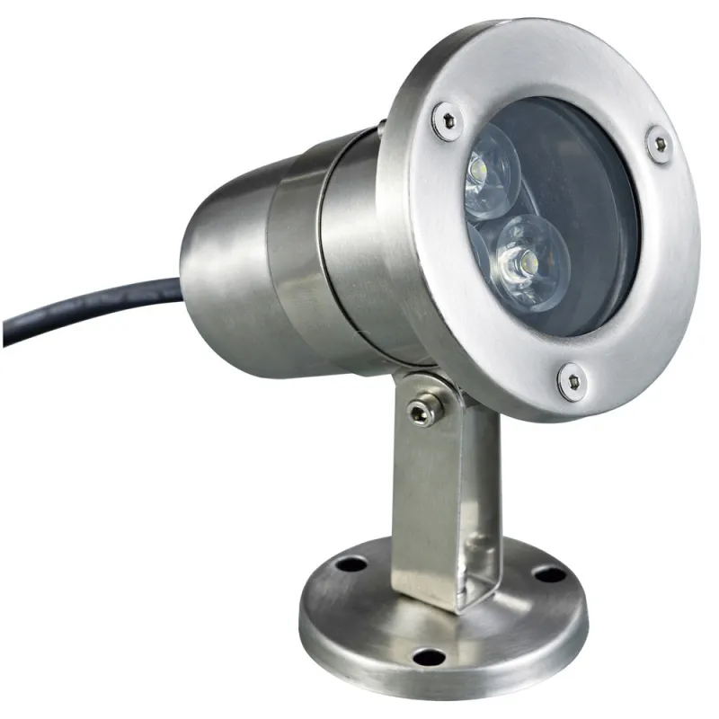 Projecteur  Sum. SEDNA IP68 12V LED3W 4mK Acier inoxydable - Pas cher