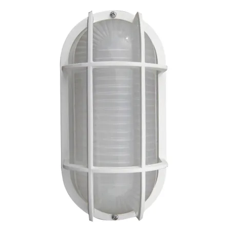 Plafond COBAN rejilla IP44 E27 Blanc - Pas cher