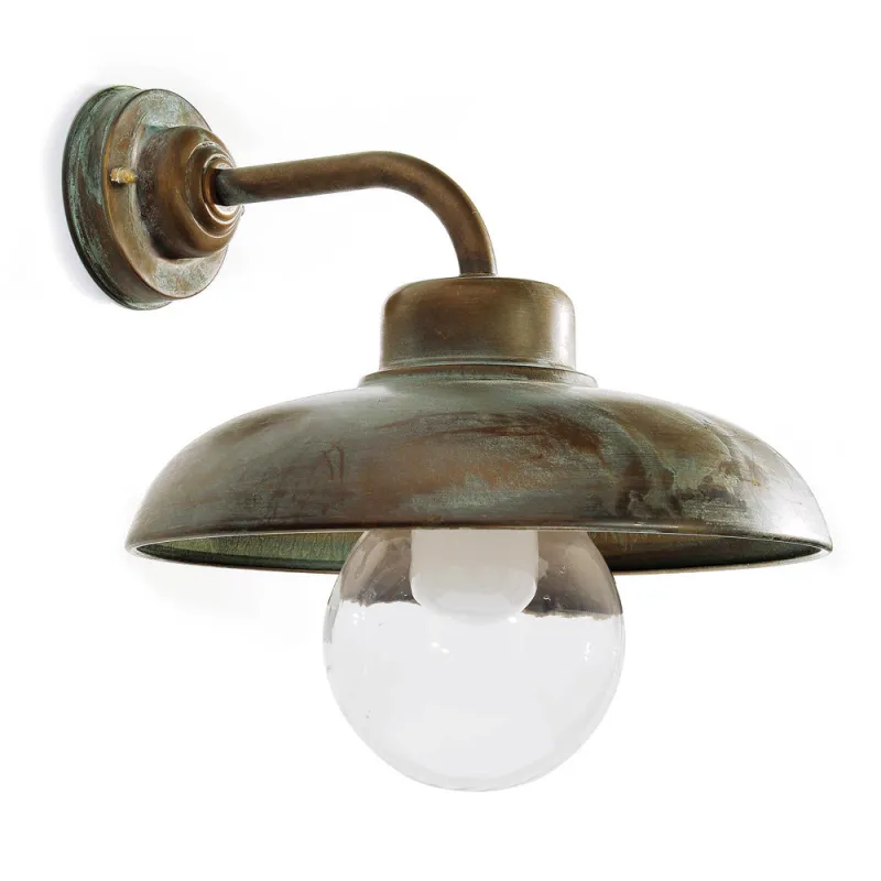 Plafond ANECY IP44 E27 Laiton vieilli - Pas cher