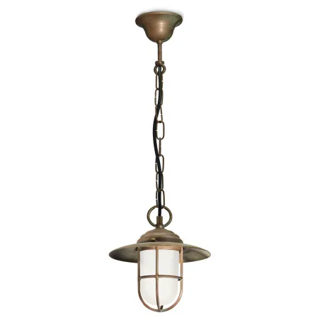 Pendant GRASS  IP44 E27 Laiton vieilli - Pas cher
