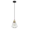 Suspension ELGA IP20 E27 60W Noir - Pas cher