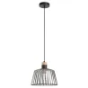 Suspension BAGUET IP20 E27 60W Noir - Pas cher