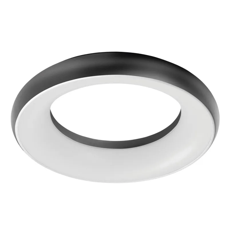 Plafond FRED IP20 LED25W 1850lm Noir 3000K - Pas cher