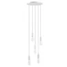 Suspension A TU ESTILO IP20 5xE27 60W blan - Pas cher