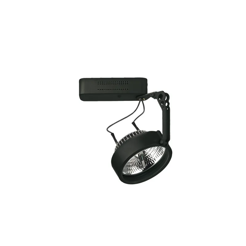 HAITI Projecteur BaseLED AR-111 50W 12V DIM Noir - Pas cher