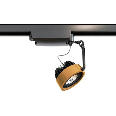 HAITI Projecteur carLED AR111 25W 3000K 30º Noir - Pas cher