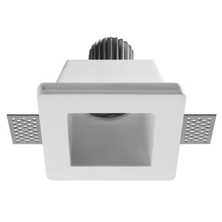 Encastré plâtre LEN GU10 MR16 50W Blanc - Pas cher