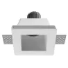 Encastré plâtre LEN GU10 MR16 50W Blanc - Pas cher