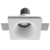Encastré plâtre LEN GU10 MR16 50W Blanc - Pas cher