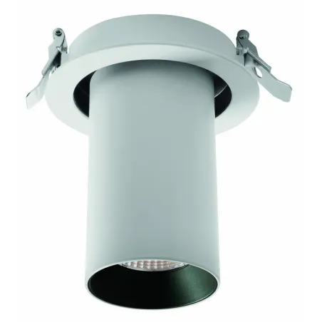 Projecteur Encastré HIDRA LED 18W  3000K Bl-Noir - Pas cher
