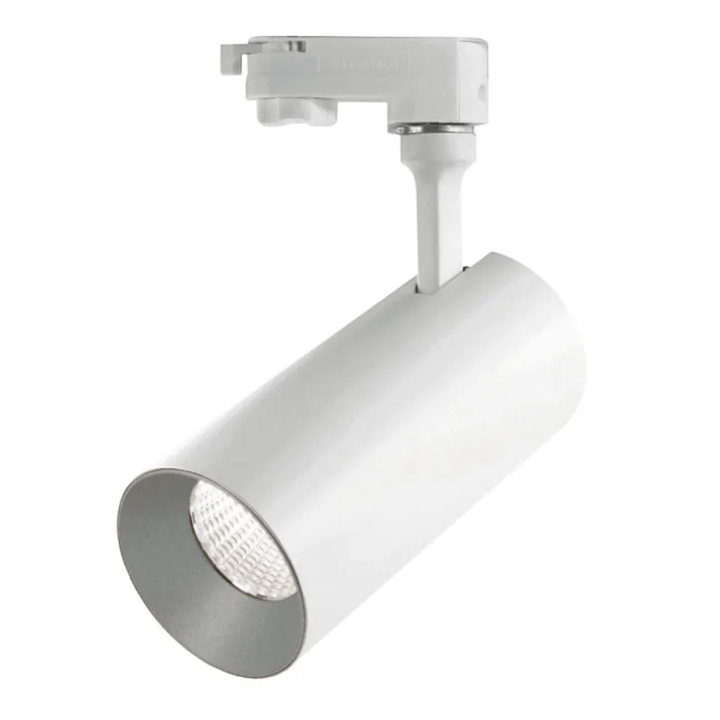 Projecteur Rail HIDRA LED 18W  3000K Bl-Or - Pas cher