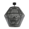 Pendant  IP55 E27  LED Ø56cm- separ. H.15cm Ratán Grafito - Pas cher