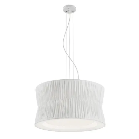 Suspension CORA IP20 3x E27 máx. 60W Ribbon Wrapped Blanc - Pas cher