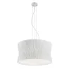 Suspension CORA IP20 3x E27 máx. 60W Ribbon Wrapped Blanc - Pas cher