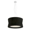 Suspension CORA IP20 3x E27 máx. 60W Ribbon Ribbon Wrapped Noir - P...