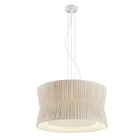Suspension CORA IP20 3x E27 máx. 60W Ribbon Wrapped beige - Pas cher