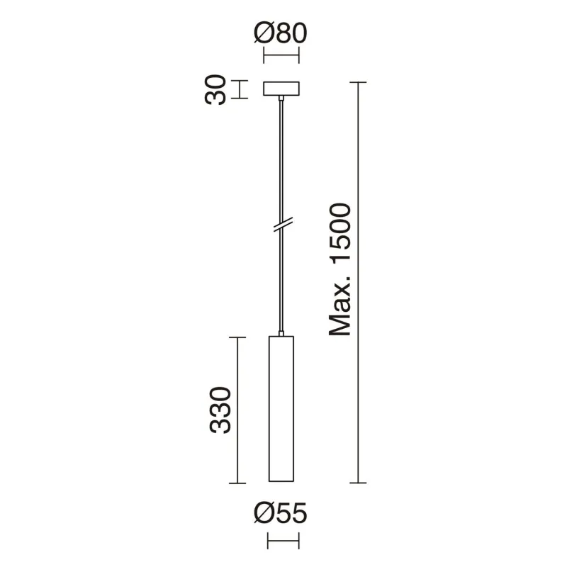 Suspension TANIA IP20 GU10 máx. 50W Cuivre - Pas cher