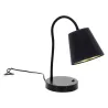 Lampes à poser MONTECARLO IP20 E27(Ø45) máx. 60W Cotton Noir - Pas ...