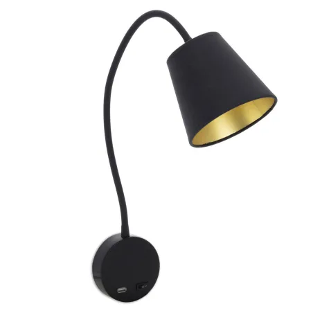 Appliquer de  MONTECARLO IP20 E27 (Ø45) máx. 60W Cotton Noir - Pas ...