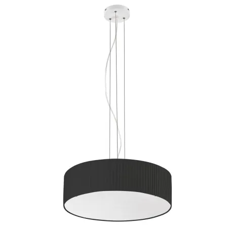 Suspension VORADA IP20 LED SMD 25W 3540lm 3K Ribbon Wrapped Noir - ...