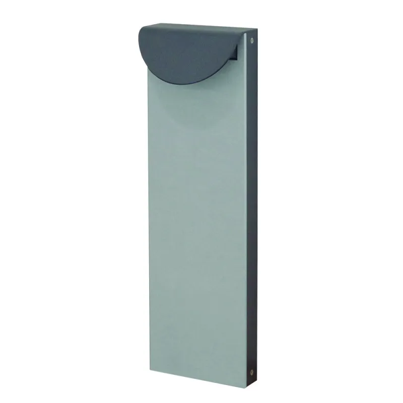 Borne LED 60cm 8,5W 3000K Gris. Neolith Phedra Satin - Pas cher