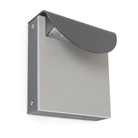 Appliquer LED  21cm 8,5W 3000K Gris.Neolith Phedra Satin - Pas cher