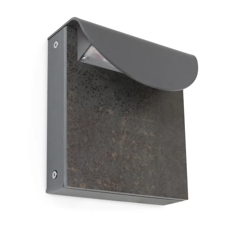 Appliquer LED  21cm 8,5W 3000K Gris. Neolith Iron Moss Satin - Pas ...