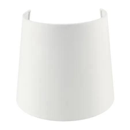 Abat-jour conique 21 cm cotton Blanc - Pas cher