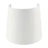 Abat-jour conique 21 cm cotton Blanc - Pas cher
