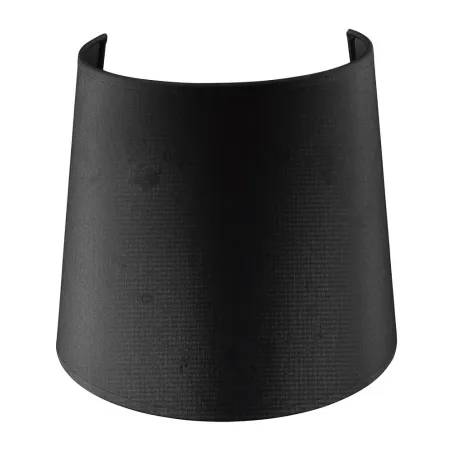 Abat-jour conique 21 cm cotton Noir - Pas cher