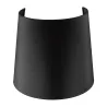Abat-jour conique 21 cm cotton Noir - Pas cher