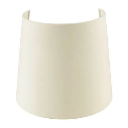 Abat-jour conique 21 cm cotton beige - Pas cher