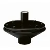 Soutien IP55 E27 Ø20cm noir - Pas cher